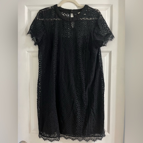LC Lauren Conrad Dresses & Skirts - LC Lauren Conrad Black Lace Dress 🖤 Size 14